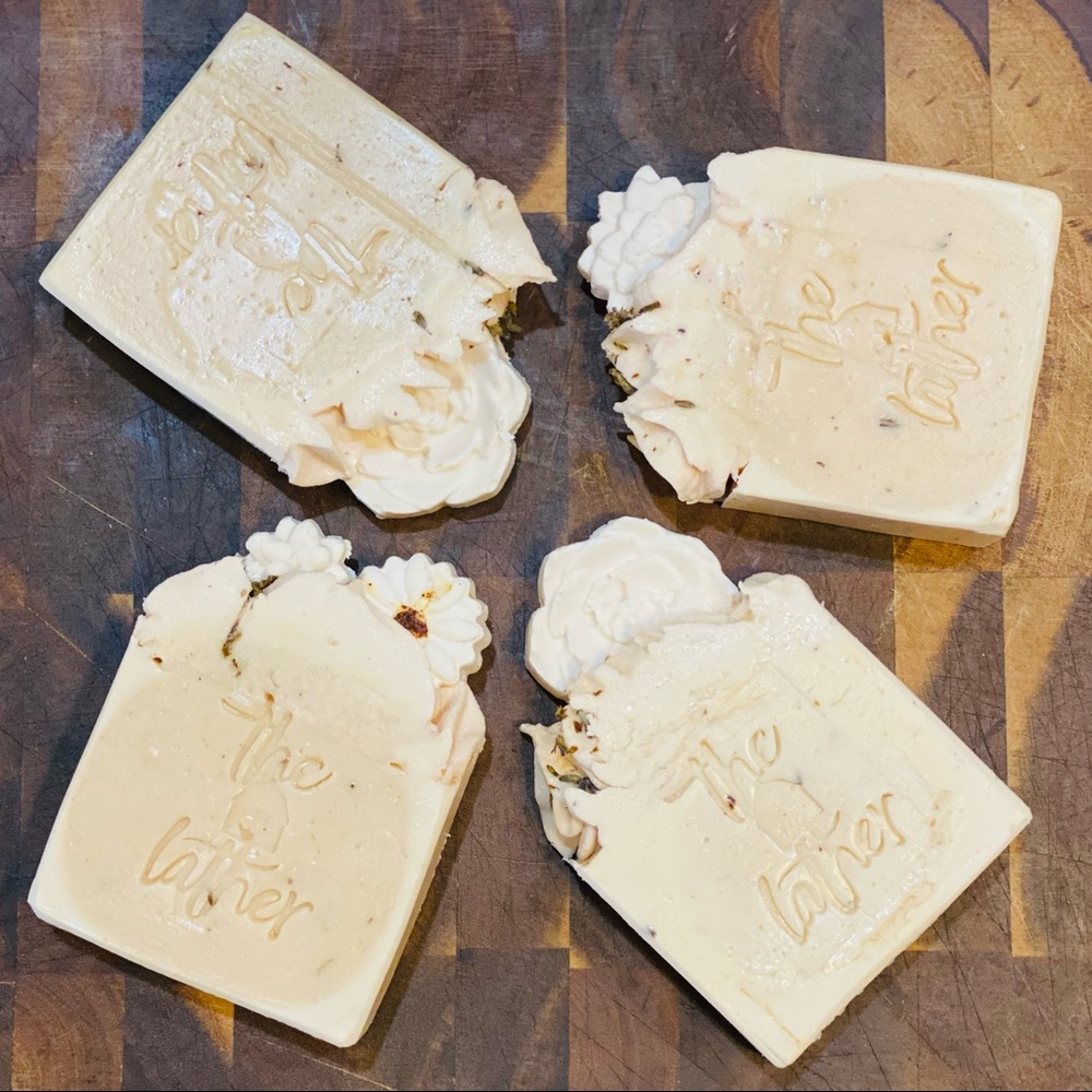 Lavender & French Vanilla Goat Milk & Cream Lather - Picture 3 of 7